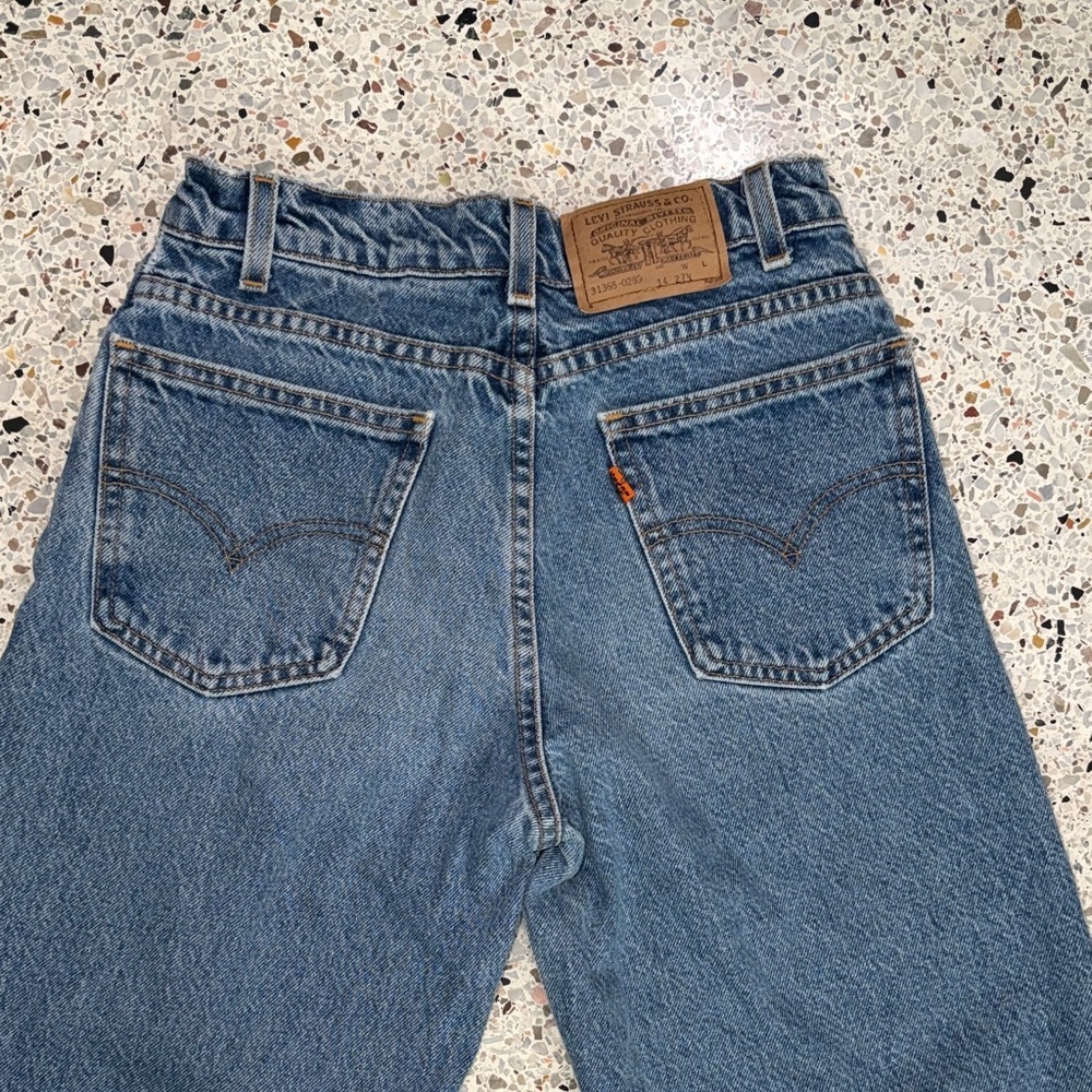 Vintage orange tab Levi’s 565 regular 100% cotton modern 4 14